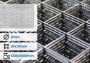 SIATKA ZGRZEWANA [z drutem brzegowym (możliwy brak z jednej strony), 1200x1000, 25x25x3, Stalowa]