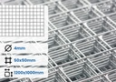 [000381-SZS-ZDBM-D1200-S1000-OD50-OS50-GD4-OO] SIATKA ZGRZEWANA [z drutem brzegowym (możliwy brak z jednej strony), 1200x1000, 50x50x4, Ocynk Ogniowy]