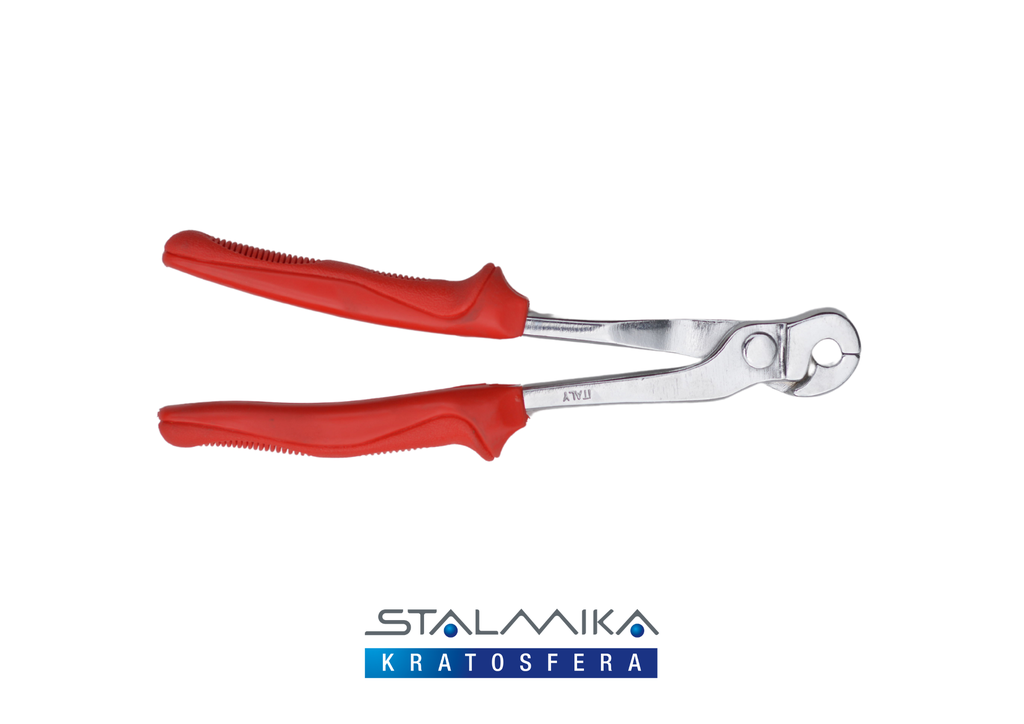 Zaciskarka blaszek fi 4mm do siatek zgrzewanych