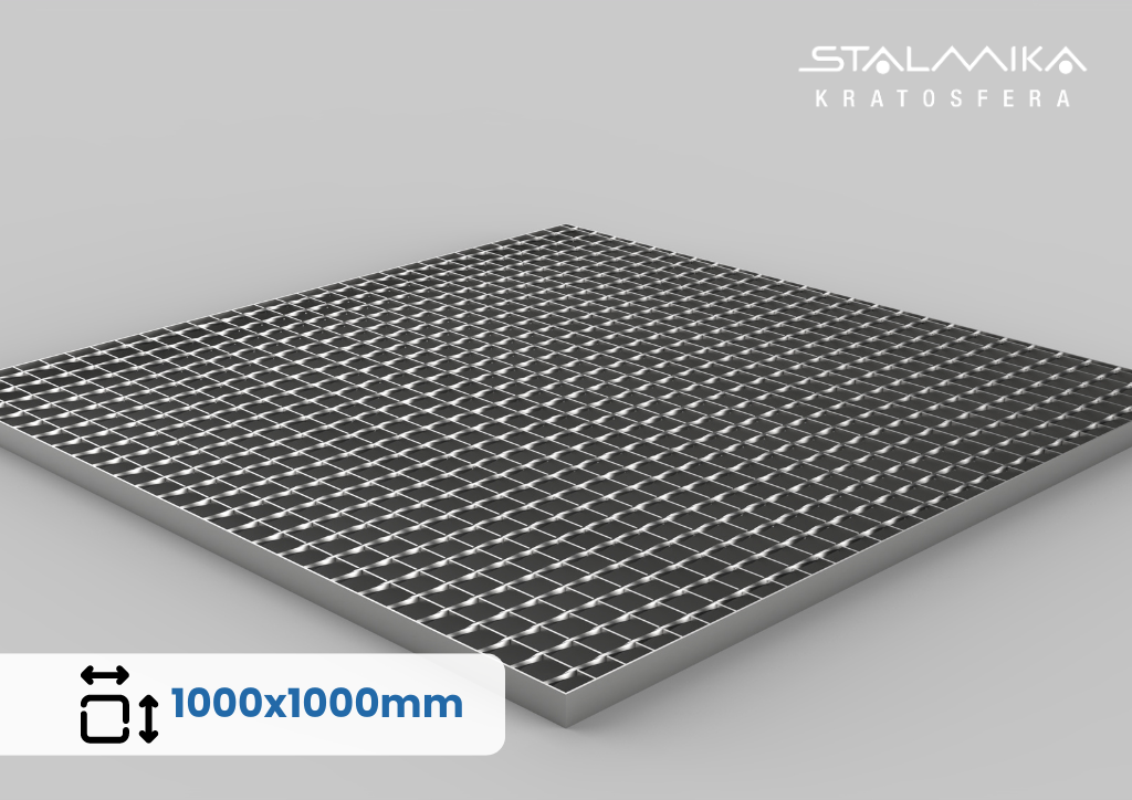 [012692-KOZ-L1000-B1000-a34-b38-S30-G2] KRATA POMOSTOWA OCYNKOWANA [obramowana 1000x1000, 34x38, 30x2]